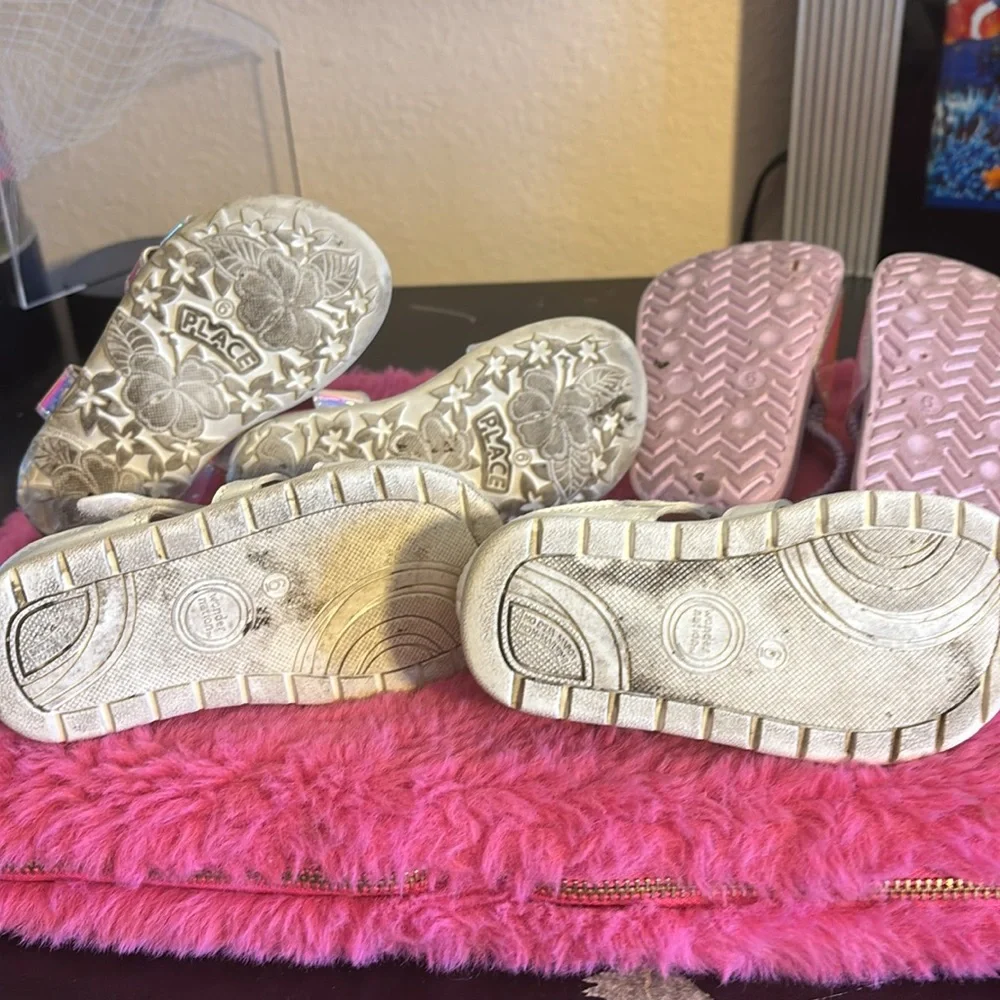 The children’s place and wonder nation Toddler size 6 Shoe sandal Bundle. L
